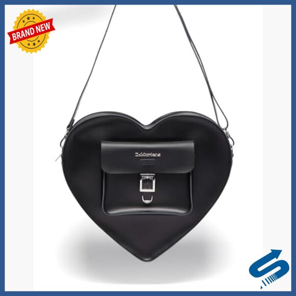 Leather Heart Shaped Backpack with Adjustable Straps, 20L Capacity